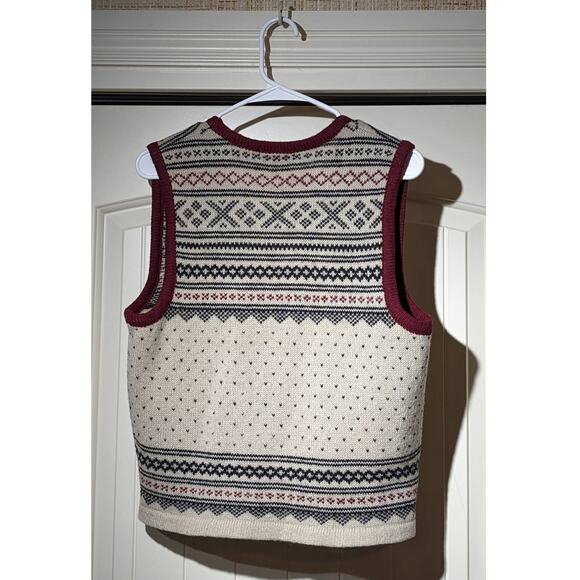 Dia Bristol, Vermont 100% Wool Knit Hook & Eye Closure Made in Estonia Sz S - Picture 2 of 13